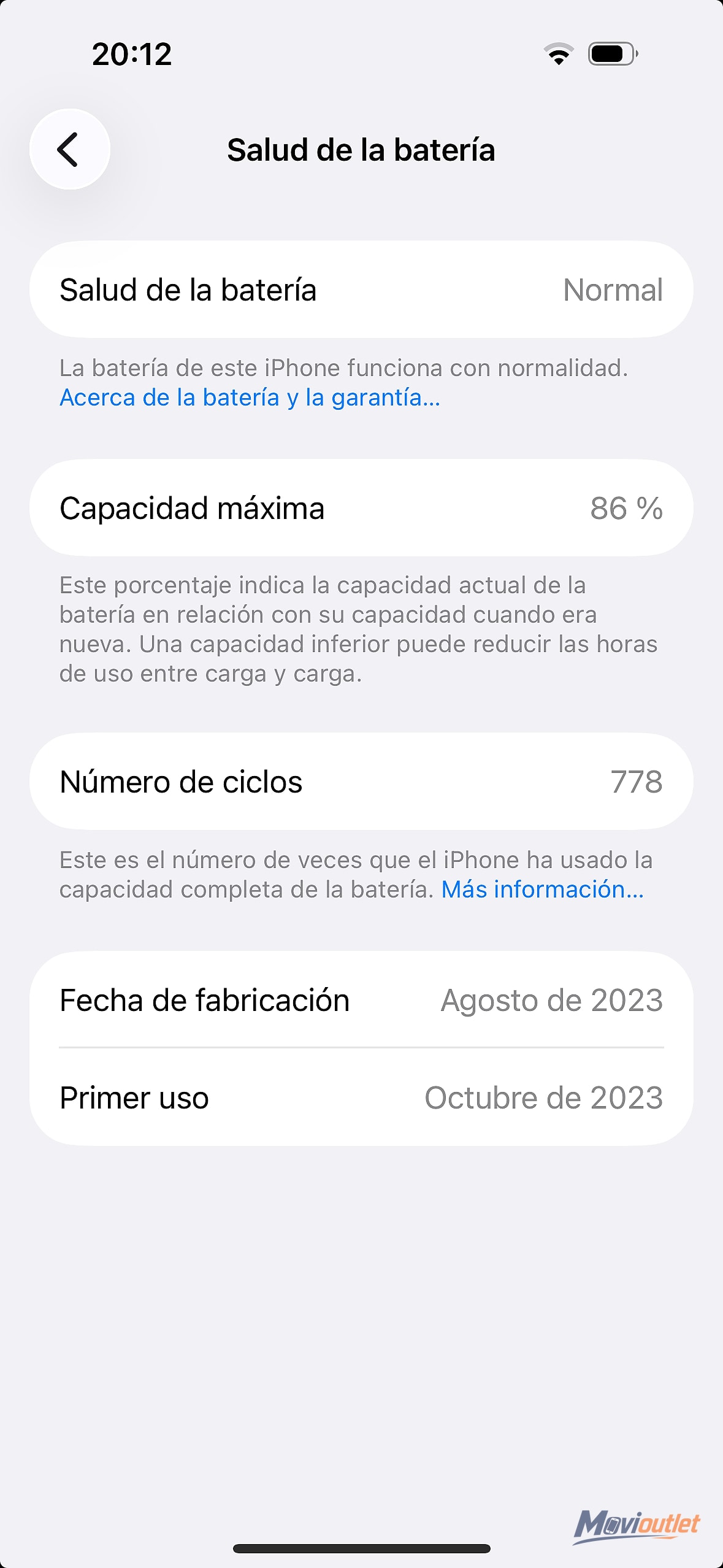 Apple iPhone 15 128GB Celeste grado A reacondicionado — miniatura 9