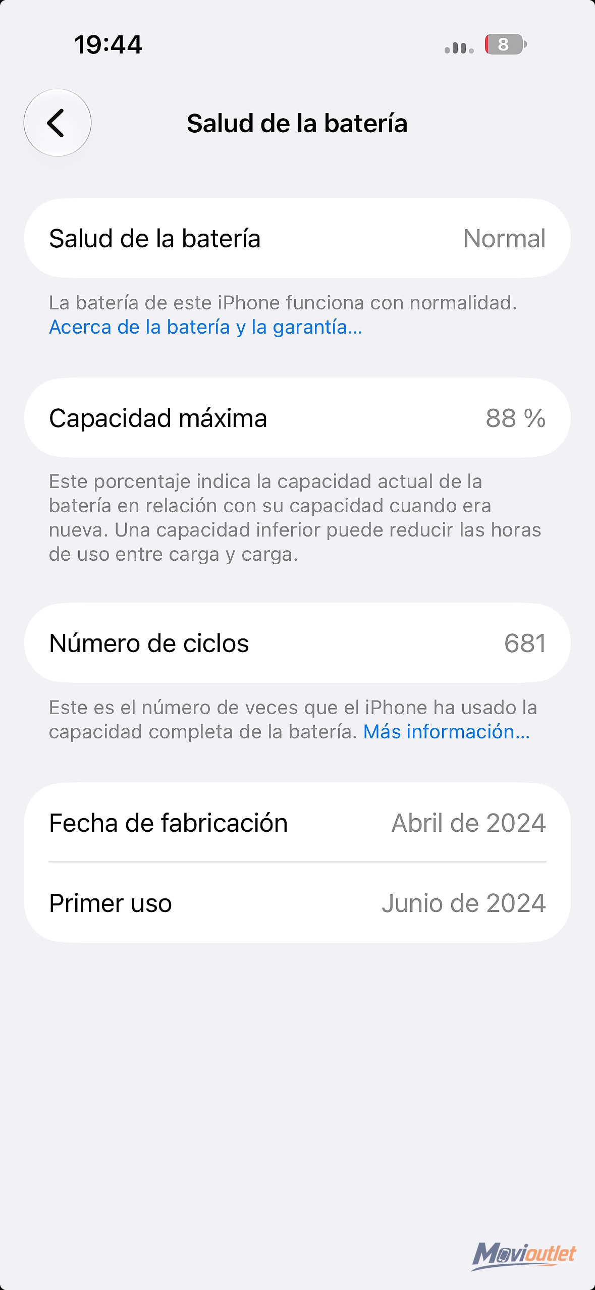 Apple iPhone 15 256GB Celeste grado C reacondicionado — miniatura 9